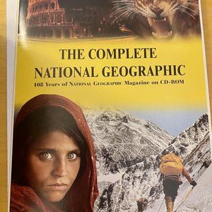 The Complete National Geographic 108 Years Magazine on CD-ROM Boxed Set Preowned